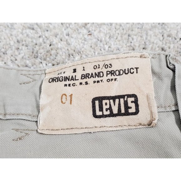 Levis Tab Twills Slim Straights Jeans Size 34x32 331-6059 - Picture 11 of 13